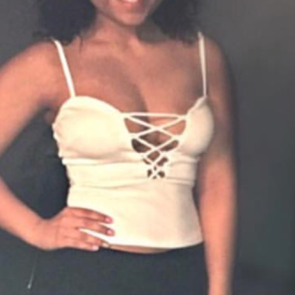 Cute white/ cream top